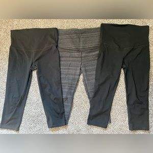 Lot of 3 - Gap Maternity Workout Capris